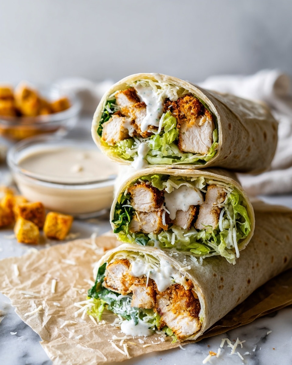 Chicken Caesar Wraps Recipe