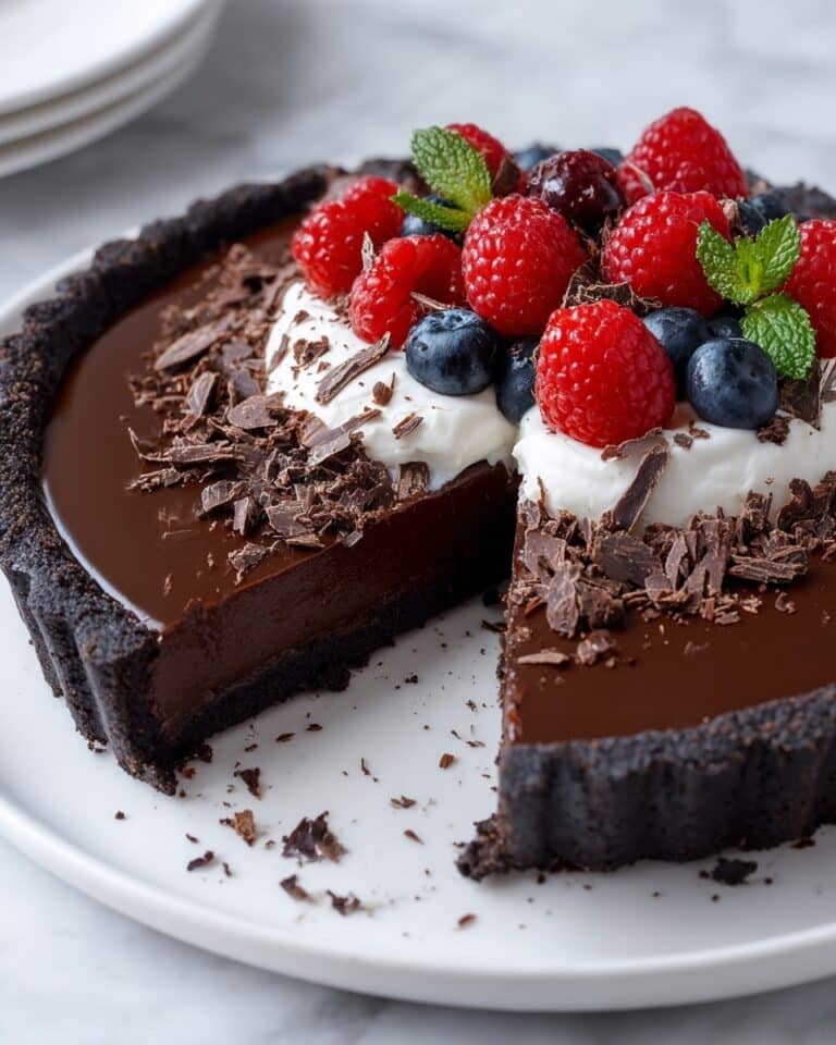 No-Bake Chocolate Tart Recipe
