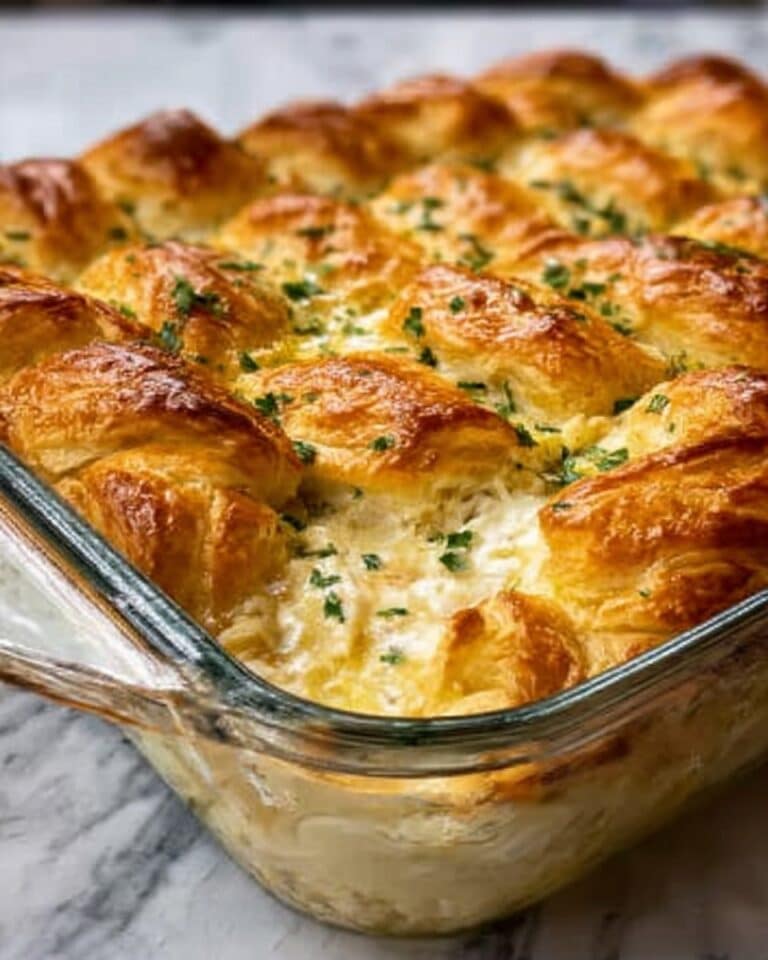 Cheesy Chicken Crescent Bake Recipe