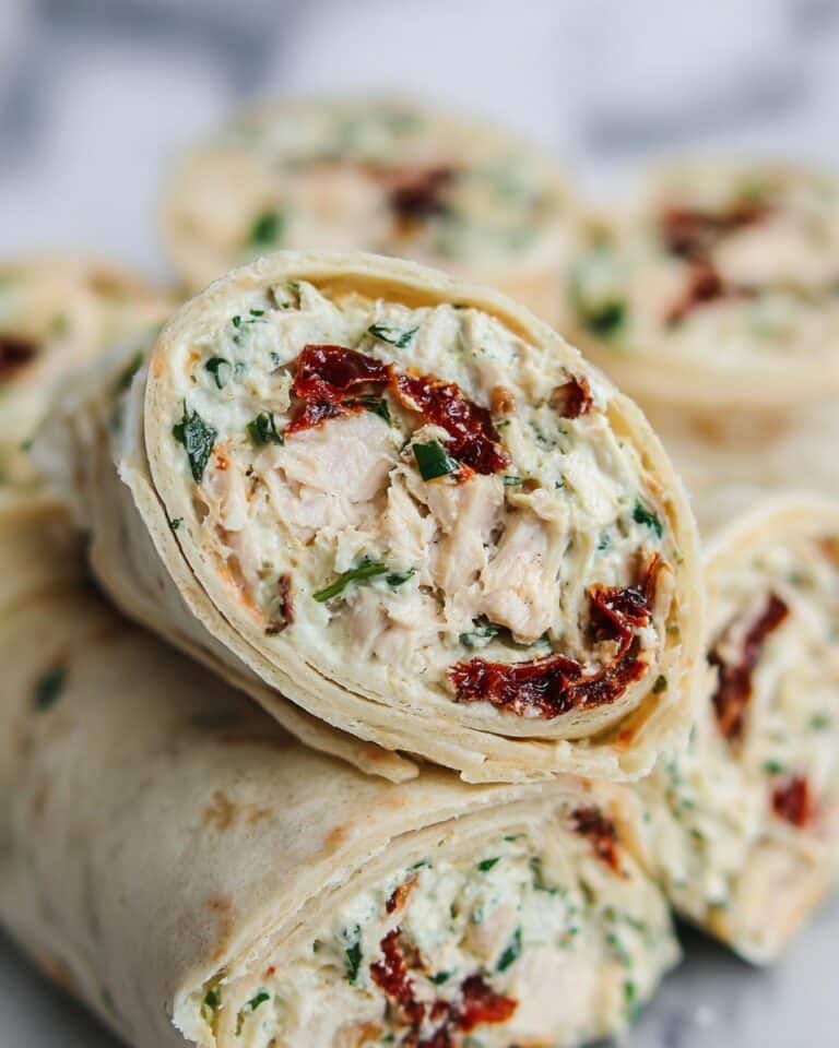 Tuscan Chicken Pinwheels Recipe