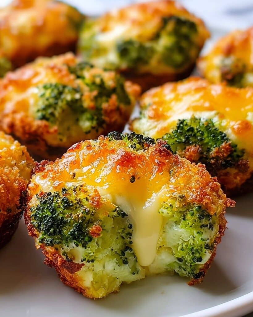 Baked Broccoli Cheese Balls Recipe