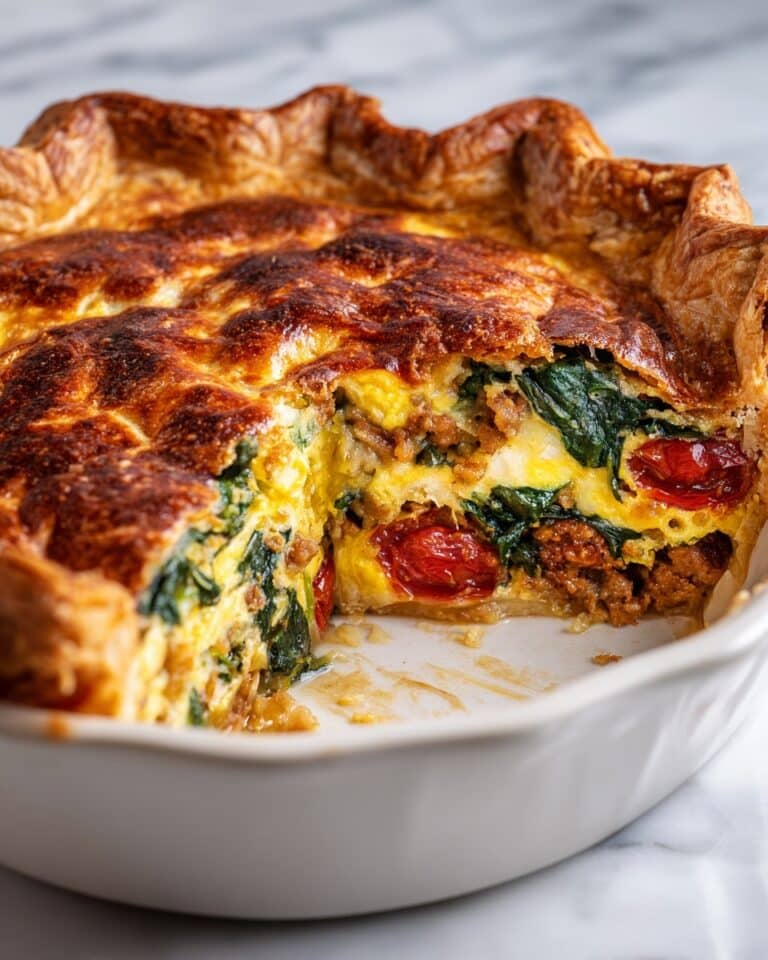 Cottage Cheese Crustless Quiche Recipe