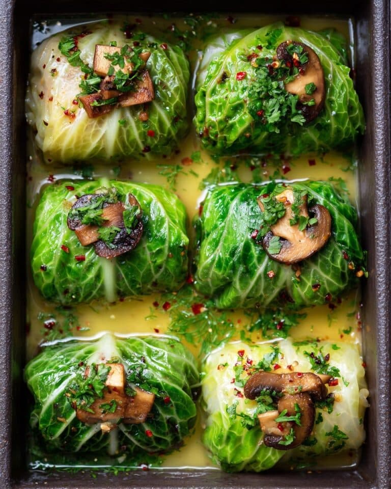 Savory Mushroom Cabbage Rolls: Easy Comfort Food Delight Recipe
