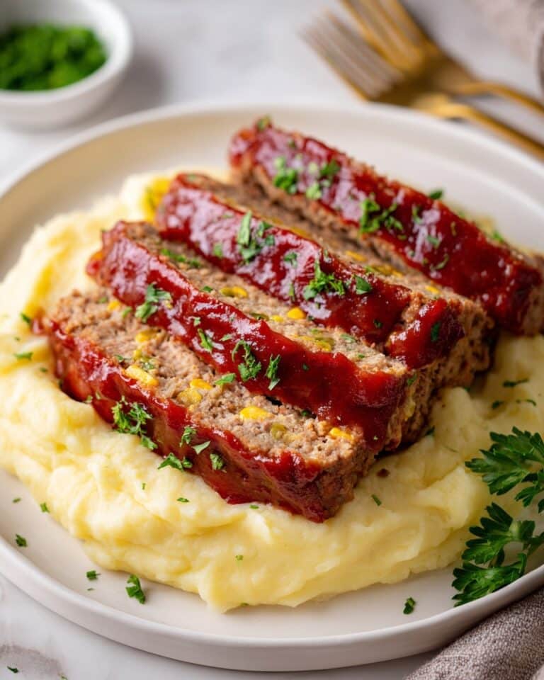 Pepper Jack Turkey Meatloaf with Sweet Ketchup Glaze Recipe