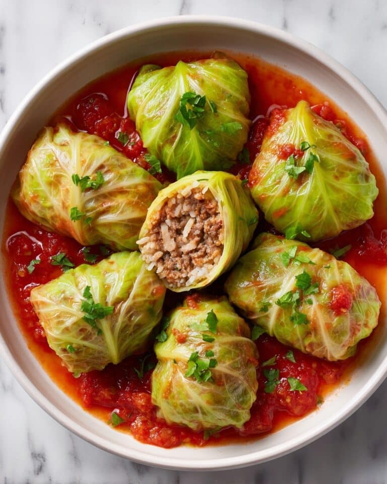 Savory Slow Cooker Cabbage Rolls for Cozy Family Dinners Recipe