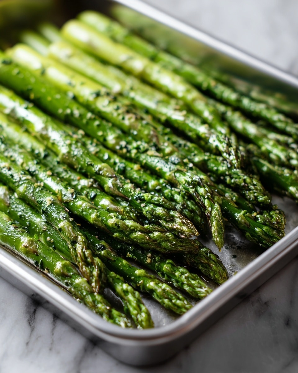 Perfectly Roasted Asparagus with Lemon & Garlic Recipe