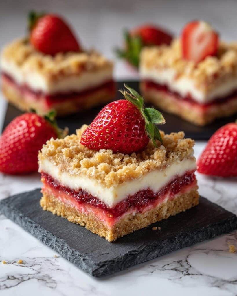 Strawberry Shortcake Bars Recipe
