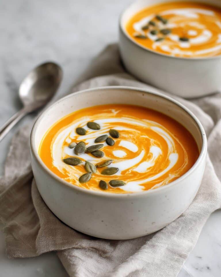 Creamy Roasted Butternut Squash Soup with a Twist of Nutmeg Recipe