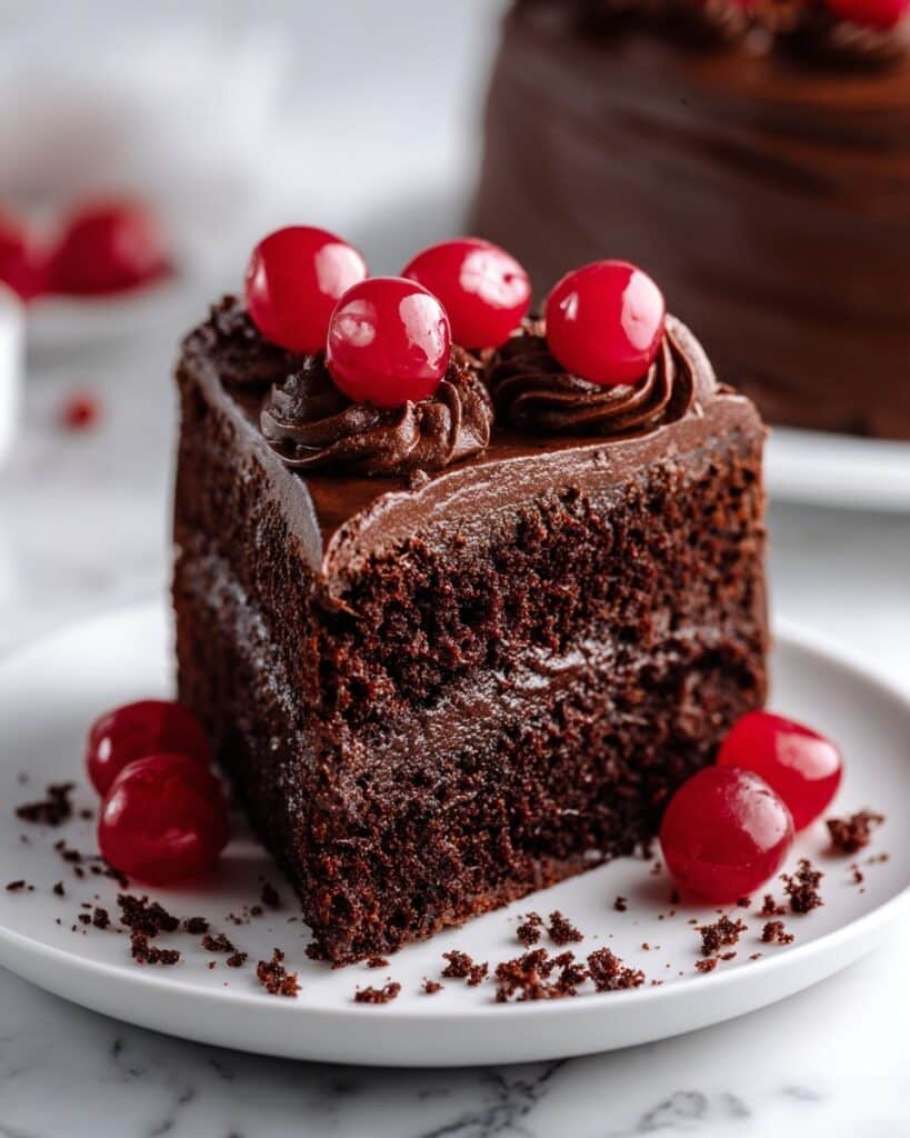 Decadent Chocolate Cherry Cake Recipe