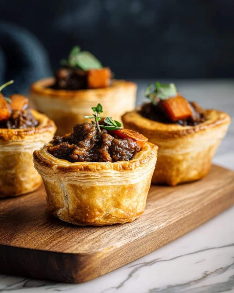 Irish Beef & Sweet Potato Mini Pies for Cozy Nights In Recipe