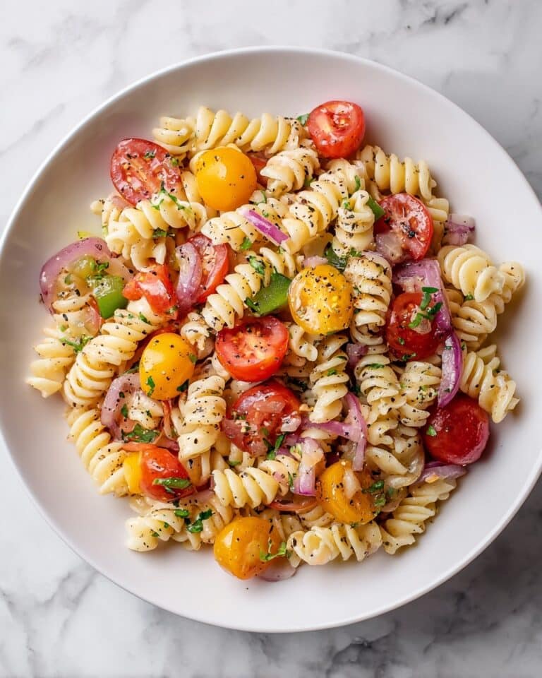 Creamy Pasta Salad: Perfect for Office Potlucks Recipe