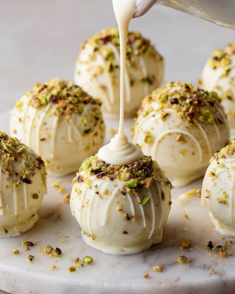 Divine White Chocolate and Pistachio Truffles Recipe