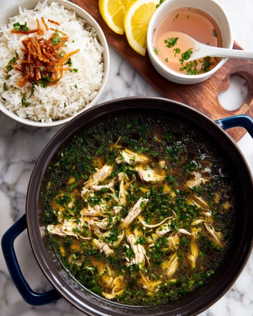 Egyptian Chicken and Molokhia Stew Recipe