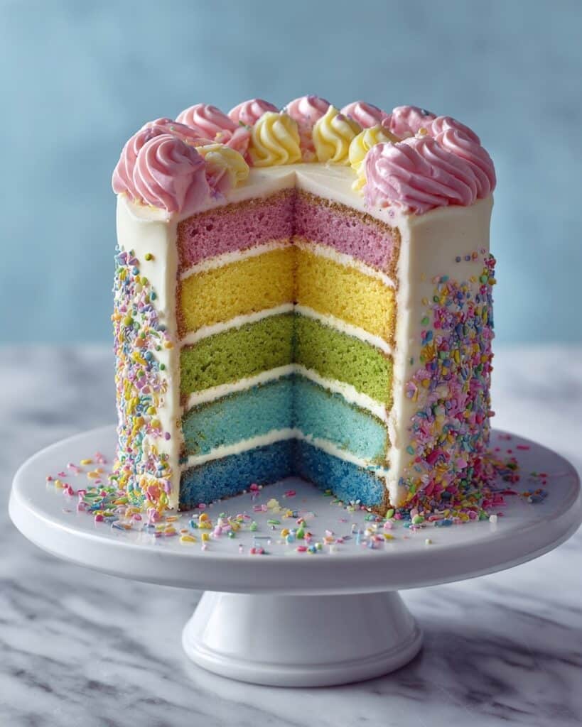 Rainbow Cake Recipe