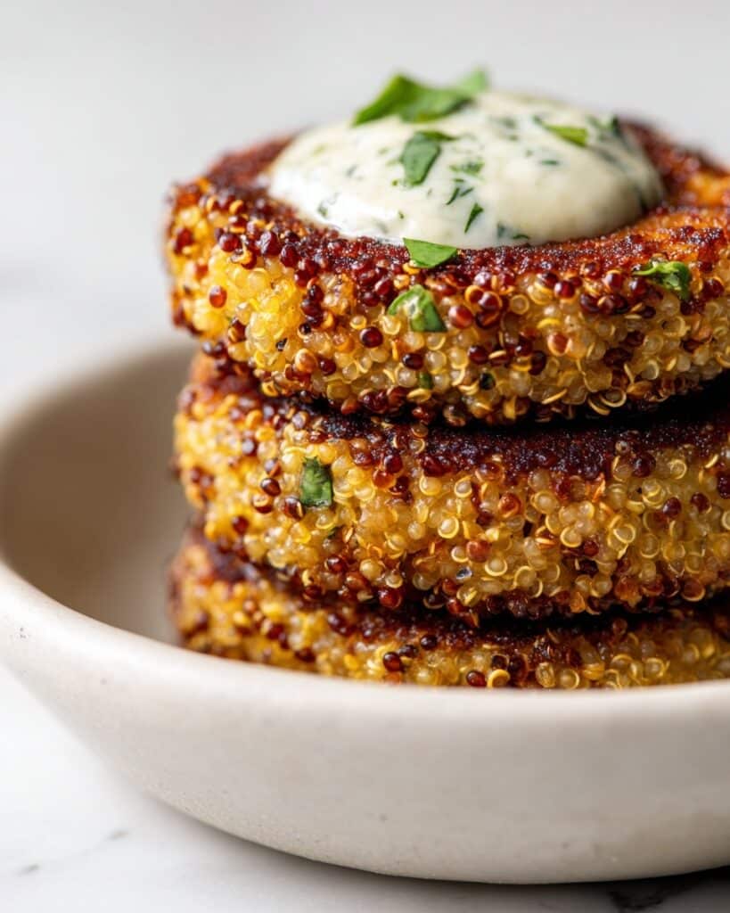 Secretly Healthy Crunchy Quinoa Patties Recipe