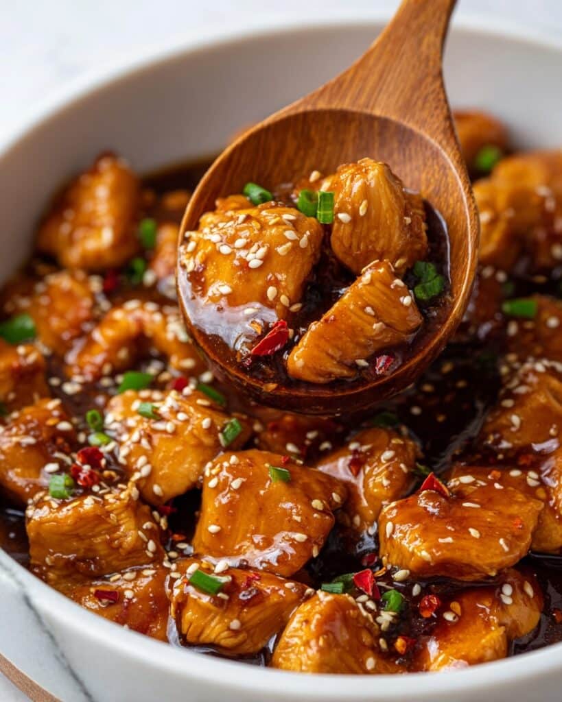 Instant Pot Garlic Sesame Chicken Recipe