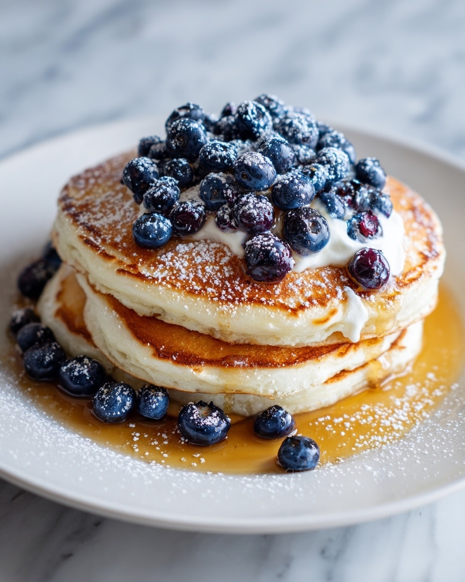 Blueberry Kodiak Cottage Cheese Pancakes Recipe