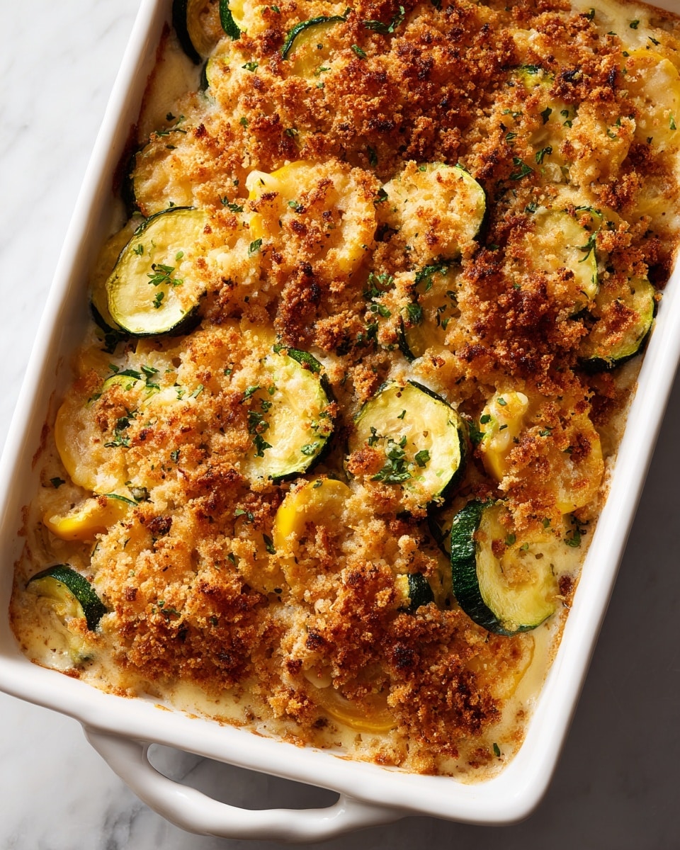 Cozy Zucchini Casserole with Ritz Crackers Recipe