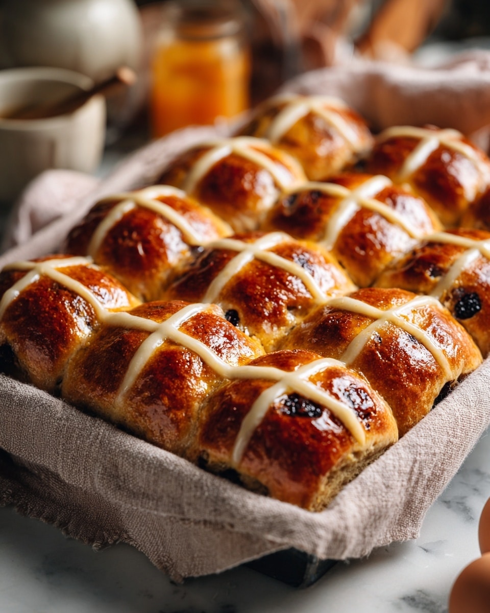 Homemade Bread Machine Hot Cross Buns Recipe