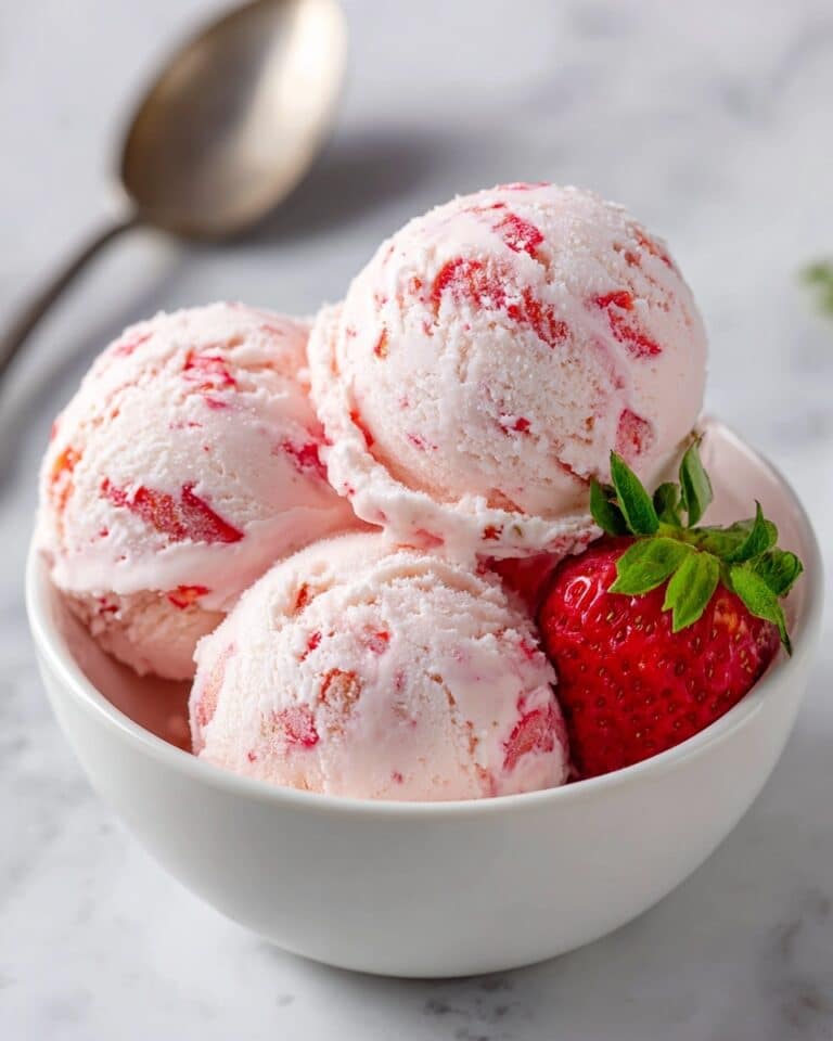 Roasted Strawberries & Lime Basil Ice Cream Recipe