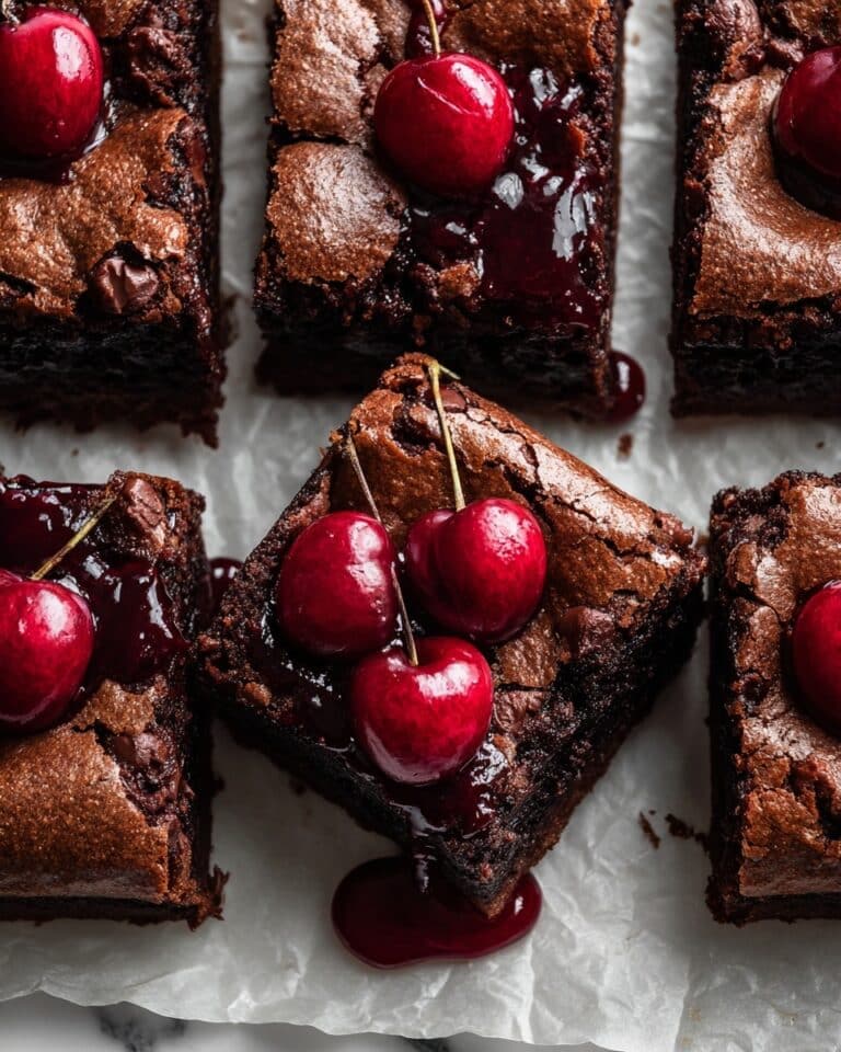 Cherry Chocolate Brownies Recipe
